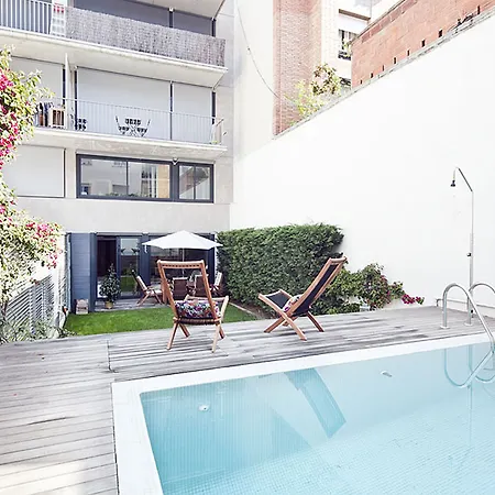 My Space Private Pool Garden Appartement Barcelone
