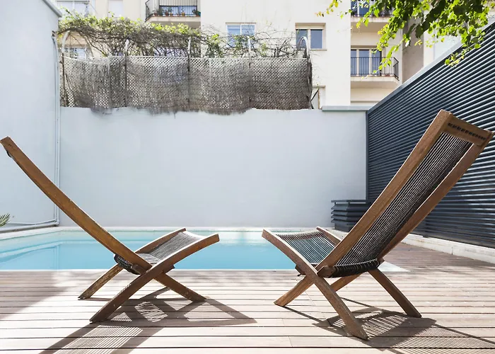 Lägenhet My Space Private Pool Garden Barcelona